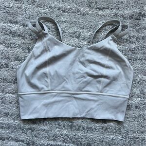 Gray Popflex Sports Bra